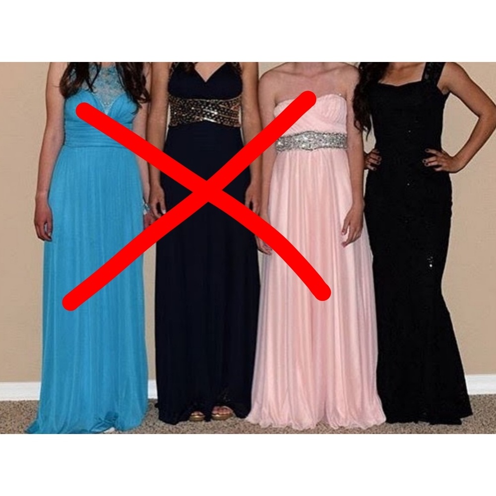 BLACK PROM DRESS - Picture 2 of 5